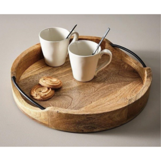 Rustic Wooden Serving Tray