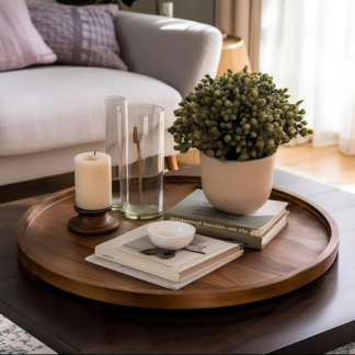 Rustic Wooden Serving Tray