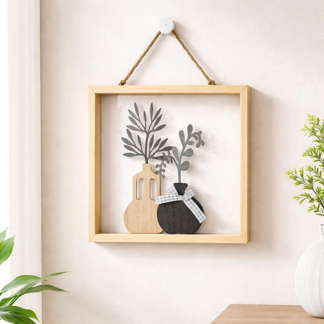 Wooden Botanical Wall Decor Frame
