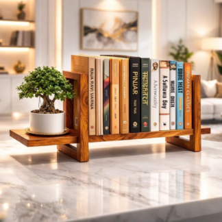 Wooden Desktop Book Shelf Rack