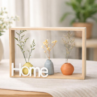 Wooden Frame Table Decor Showpiece