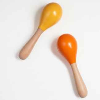 Wooden Maracas Rattle Set