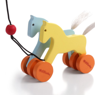 Wooden Pull Along Horse