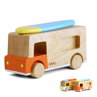Wooden Push Pull Van