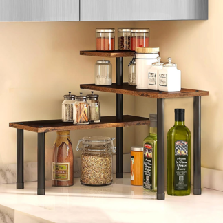 Adjustable Corner Kitchen Rack